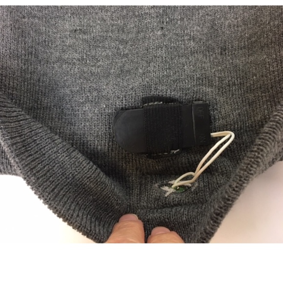 LED Gray Flashlight Knit Winter Beanie Hat - Picture 4 of 4